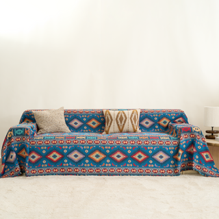 Capa de sofá Azure Boho Chic - venda final