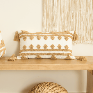 Capa de almofada lombar Boho Tassels