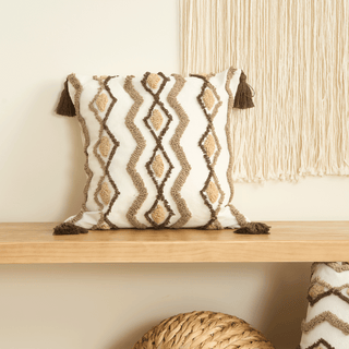 Capa de almofada de sofá Boho Tassels