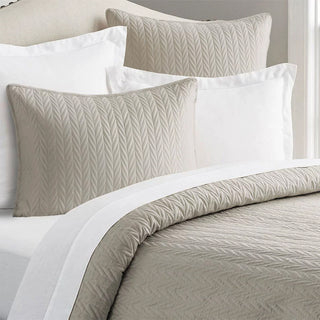 Conjunto de edredões acolchoados Chevron