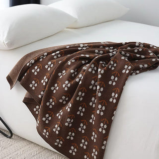 Cobertor Chunky Tricotado Tassel Throw