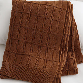 Cobertor Cozy Grid Pattern