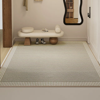 Tapete Easy Clean Linear Elegance, durável, antiderrapante, adequado para animais de estimação, capacho interno de corredor minimalista