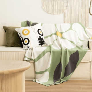 Conjunto de cobertor e capa de almofada Garden Oasis