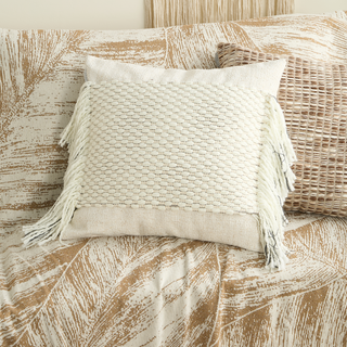 Capa de almofada Knit Fringe