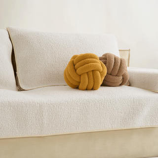 Almofada de sofá Knotted Fleece Orb