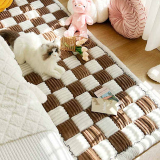 Capa de sofá-cama quadrada grande para cães e gatos