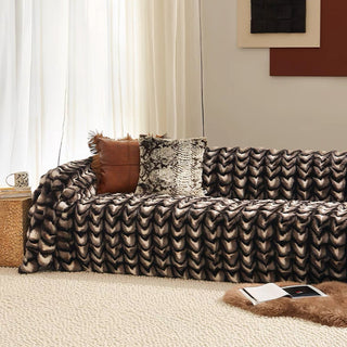 Capa de sofá Luxe Warmth Faux Fur