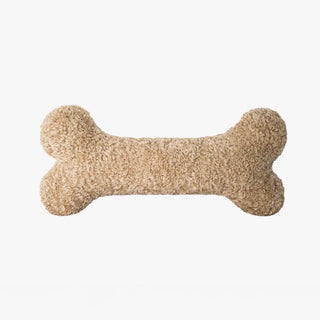 Almofada de pelúcia em forma de osso para cães em tecido macio hipoalergênico, perfeita para amantes de animais de estimação