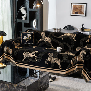 Capa de sofá estampada Regal Horse