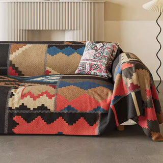 Capa de sofá Southwestern Patchwork
