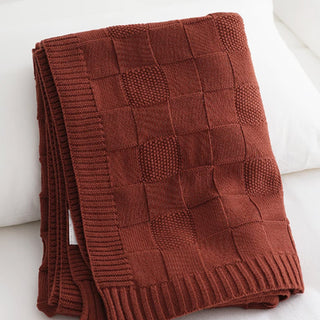 Cobertor texturizado Grid Knit Throw