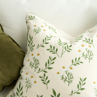 Capa de almofada de jardim de primavera