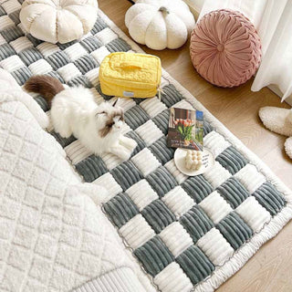 Capa de sofá-cama quadrada grande para cães e gatos
