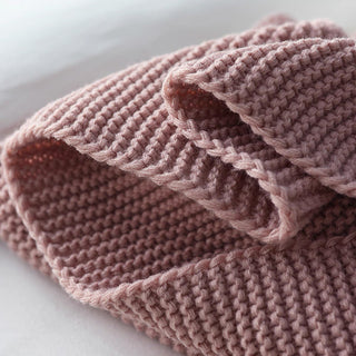 Cobertor Cozy Chunky Tricot Tassel Throw