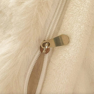 Conjunto de lençóis de pele de coelho sintética espessada Puffy Comfort