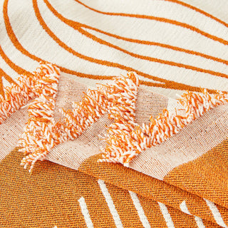 Capa de sofá jacquard reversível