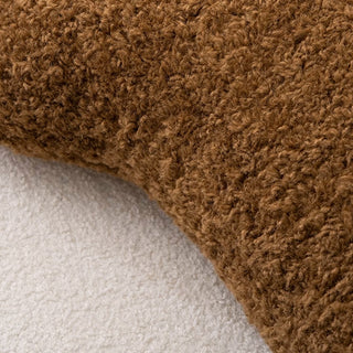 Almofada de pelúcia em forma de osso para cães em tecido macio hipoalergênico, perfeita para amantes de animais de estimação
