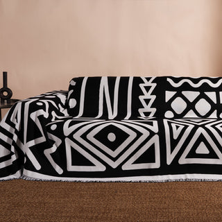 Capa de sofá geométrica estilo Boho