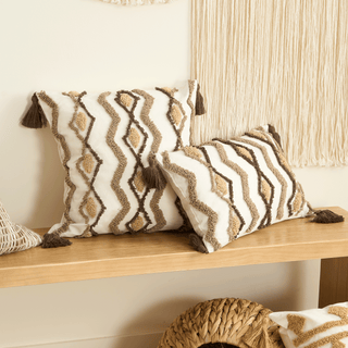 Capa de almofada de sofá Boho Tassels