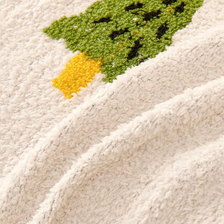 Capa de sofá com padrão de árvore de Natal, decoração festiva, aconchegante e elegante para sua sala de estar