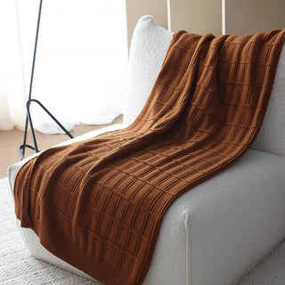 Cobertor Cozy Grid Pattern