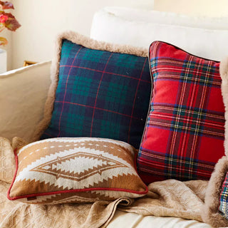 Capa de almofada Cozy Plaid Throw
