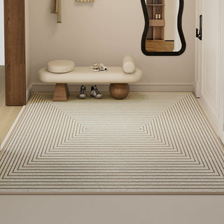 Tapete Easy Clean Linear Elegance, durável, antiderrapante, adequado para animais de estimação, capacho interno de corredor minimalista