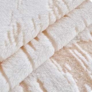 Capa de sofá de pelúcia geométrica para maior conforto e estilo com textura tridimensional