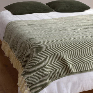 Cobertor Herringbone Knit Throw