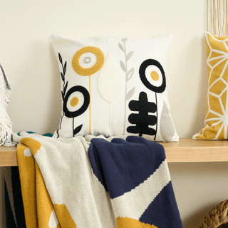 Conjunto de cobertor e capa de almofada Paradise Palms Throw