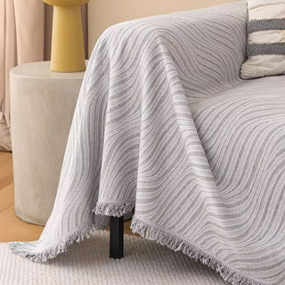 Capa de sofá Rippled Elegance