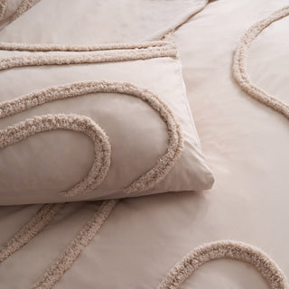 Conjunto de capa de edredon Tufted Weave