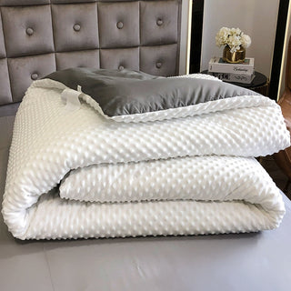 Edredom de massagem de pelúcia de inverno