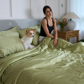 Fronhas de bambu FURRFREE — repelente de pelos de animais de estimação para famílias de cães/gatos