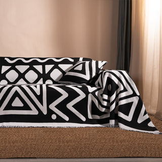 Capa de sofá geométrica estilo Boho