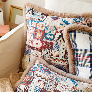 Capa de almofada Boho Patchwork
