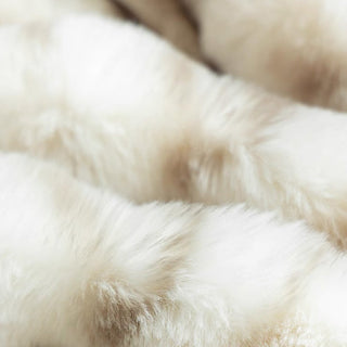 Capa de sofá Chevron Faux Fur