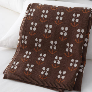 Cobertor Chunky Tricotado Tassel Throw