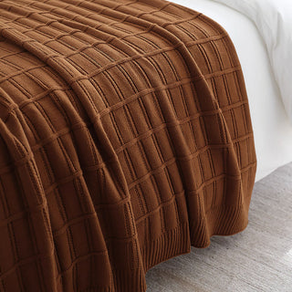Cobertor Cozy Grid Pattern
