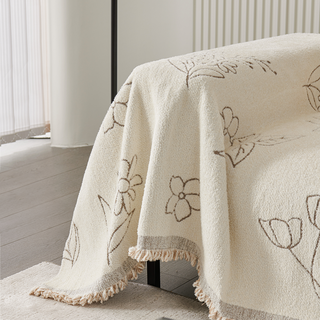 Capa de sofá Cozy Winter Florals - venda final