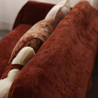 Capa de sofá macia luxuosa e festiva com decorações de bolas de pompom para alegria natalina