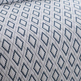 Conjunto de edredões geométricos de diamante