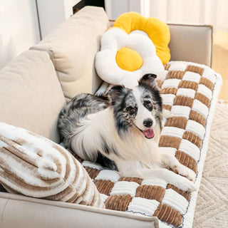 Capa de sofá-cama quadrada grande para cães e gatos