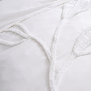 Conjunto de capa de edredom tufada Luxe Leaf