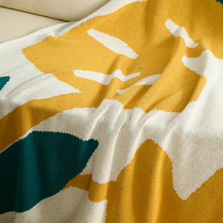 Conjunto de cobertor e capa de almofada Paradise Palms Throw