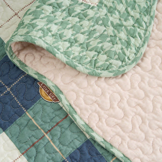 Capa de sofá Plaid Scratch Guard