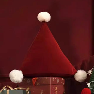 Almofada triangular com chapéu de papai