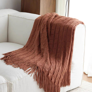 Cobertor texturizado Cable Knit Throw