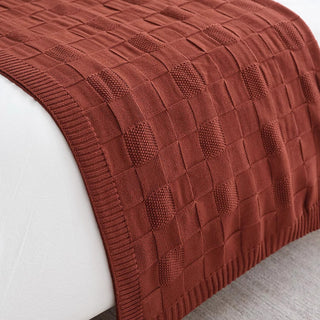 Cobertor texturizado Grid Knit Throw
